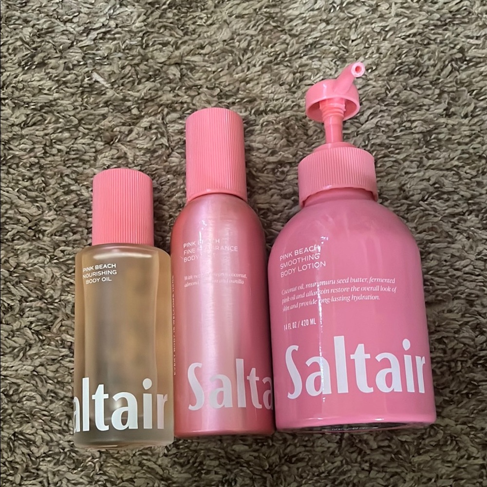 Pink Moisturizing Bath Set